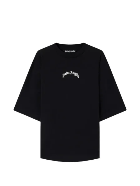 Tricou Palm Angels cu autograf negru