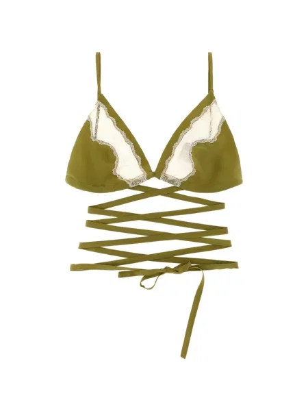 Sutien Jejia din dantelă verde