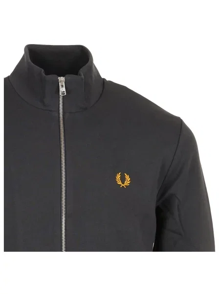 Mikina FRED PERRY Through Sweatshirt Anchor Grey XL šedá