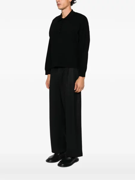 Decupat tricou polo Marsem negru