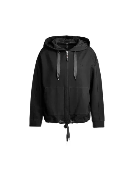 Bluza z kapturem Parajumpers z kapturem czarna