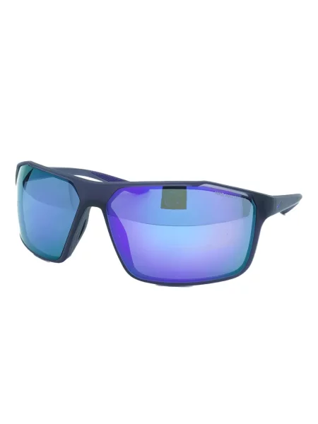 Ochelari de soare Nike cu cordon din jerseu cu imprimeu abstract gri