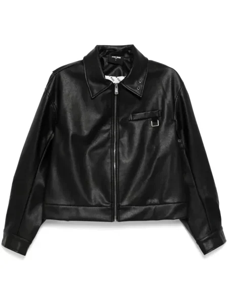 Geanta de piele Team Wang Design negru