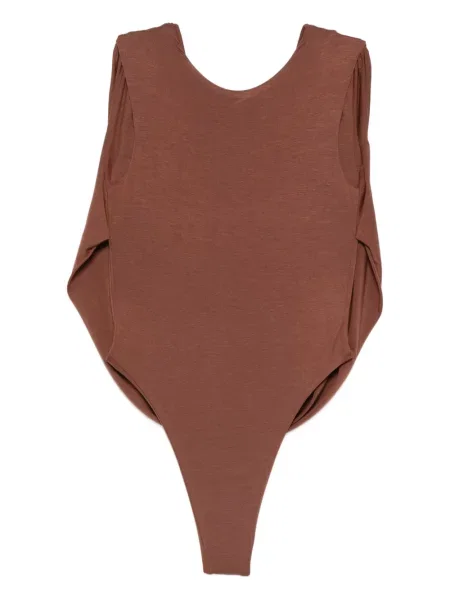 Body Axel 113 bez rękawów brązowy