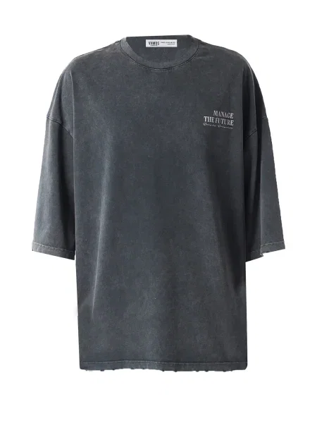 VAMOS CLO Tričko černá bílá