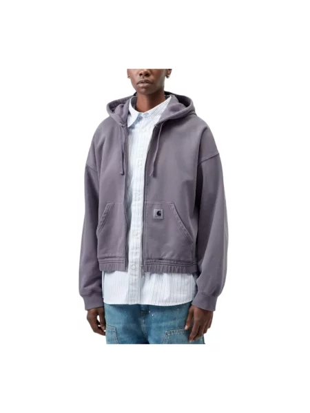 Kurtka Carhartt Wip z kapturem szara