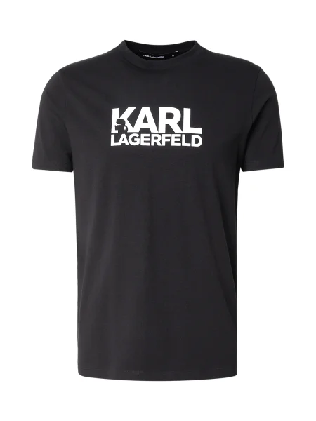 Karl Lagerfeld Tricou / alb negru