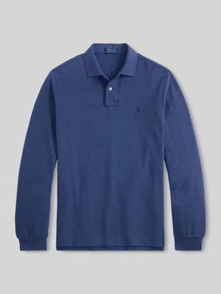 Koszulka polo o kroju regular fit z czystej bawełny Polo Ralph Lauren niebieska