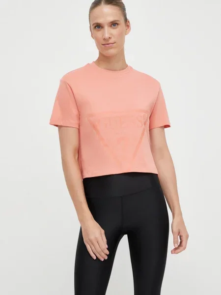 Тениска Guess оранжево