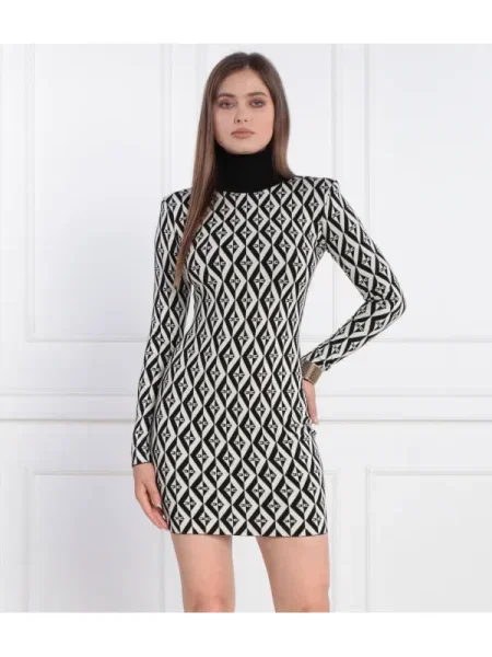 Elisabetta Franchi Rochie alb