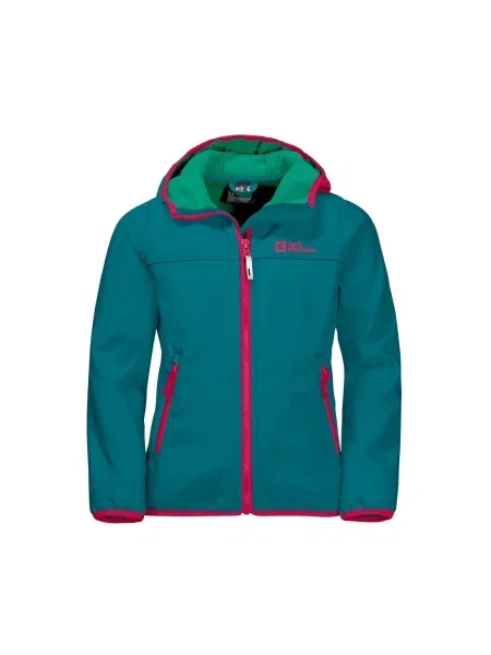 Geacă copii Jack Wolfskin verde