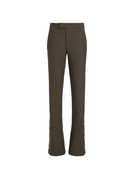 Pantaloni Proenza Schouler de lână maro