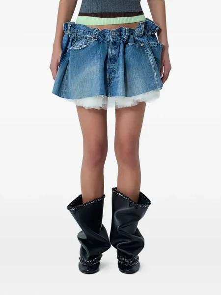 Mała mały spódnica mini August Barron niebieska