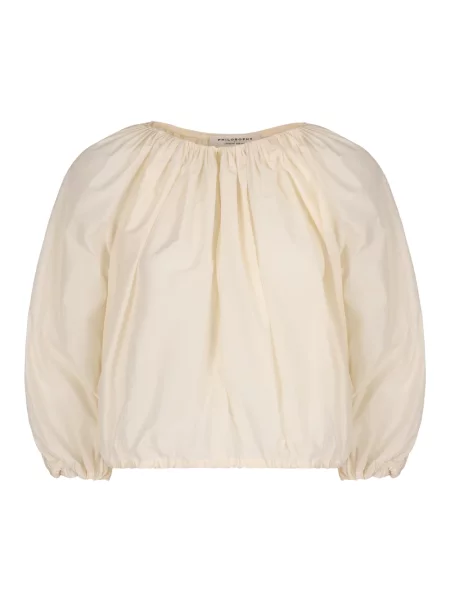 Bluzka Philosophy Di Lorenzo Serafini ze ściągaczem beżowa