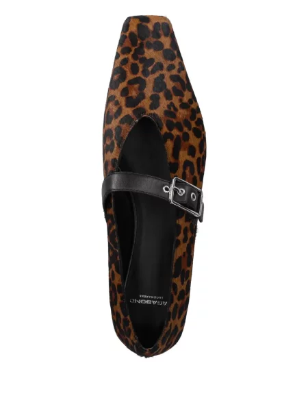 Balerini Vagabond cu imagine cu model leopard maro