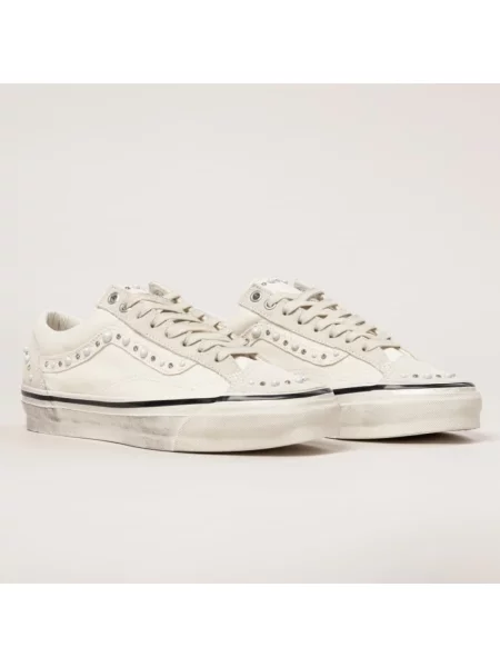 Sneakersy Vans Old Skool skórzane białe