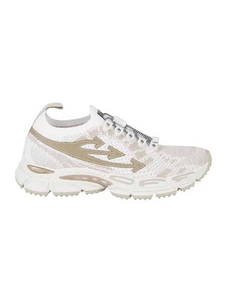 Dzianinowe sneakersy Off-white białe