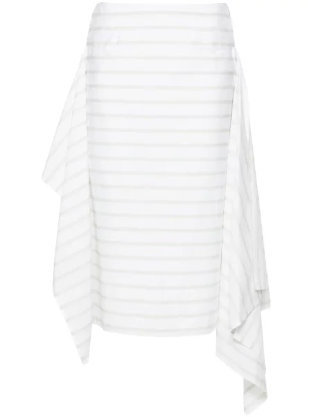 Fustă Plan C din poplin verde