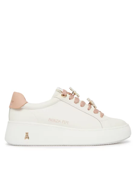 Sneakers Patrizia Pepe alb