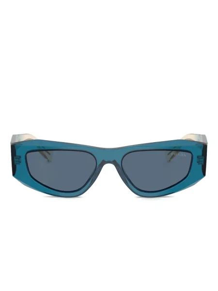 Ochelari de soare Prada Eyewear cu imprimeu geometric albastru