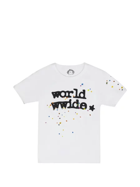 Tricou Sp5der cu imagine alb