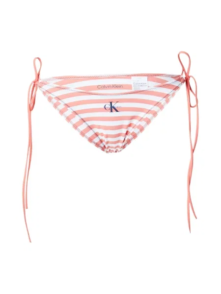 Calvin Klein Swimwear Bikini donji dio tamno plava bijela narančasta