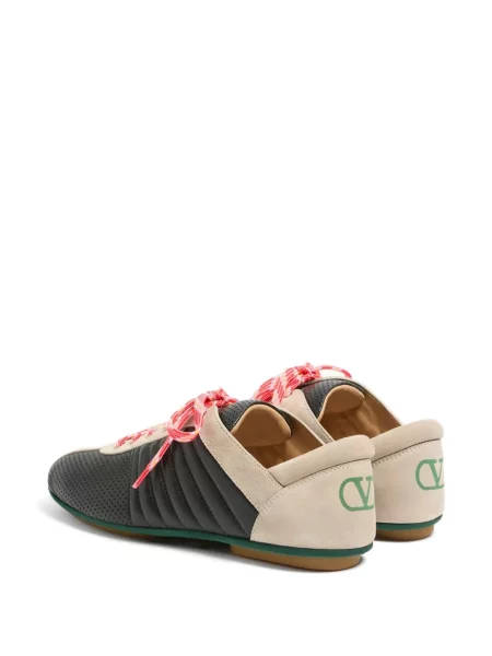 Sneakers Valentino Garavani σουέντ μαύρο