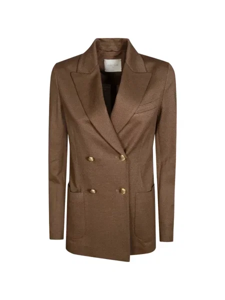 Sacou Circolo 1901 cu două rânduri de nasturi maro