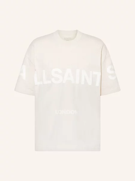 Allsaints T-Shirt Biggy beige beżowa