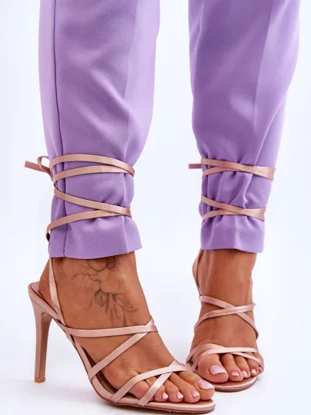 Sandali Boto z visoko peto bež