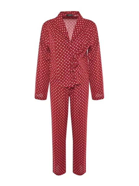 Pijama pijamale Trendyol roșu