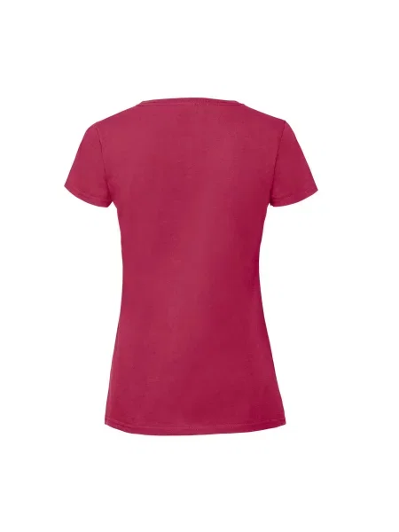 Koszulka Iconic Premium Ringspun Cotton T-shirt czerwona