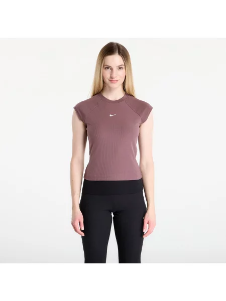 Tricou Nike Sportswear Chill Knit Tight Short-Sleeve Ribbed Top Tattoo/ Sail S