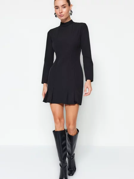 Rochie Trendyol țesută negru
