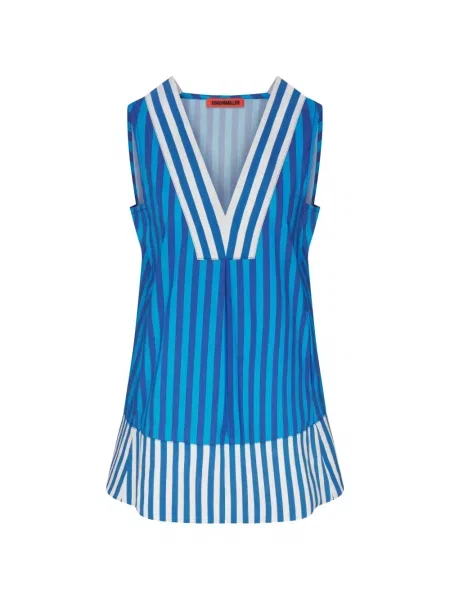 Sukienka mini Simon Miller niebieska