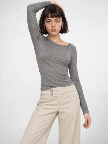 Top Pepe Jeans siva