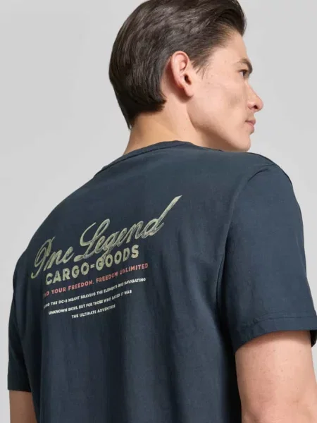 T-shirt o kroju relaxed fit z logo w formie nadruków i okrągłym dekoltem Pme Legend