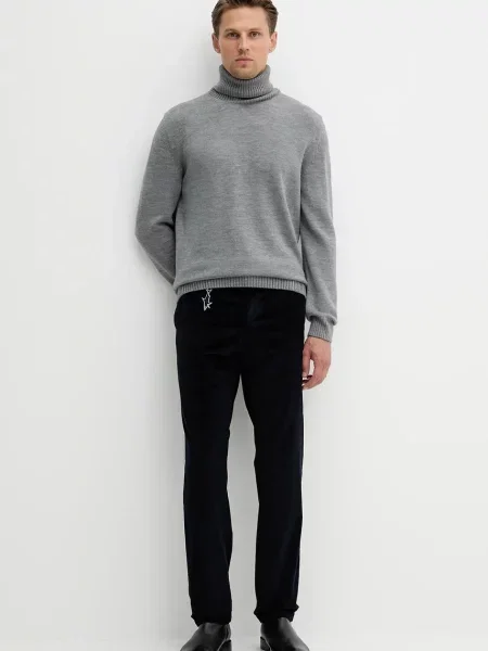 Вовняний светр Paul&Shark гольф сірий