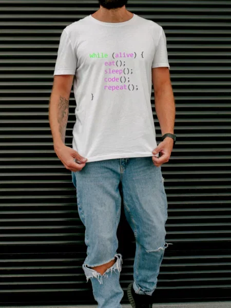 Футболка Ctrl+ белая
