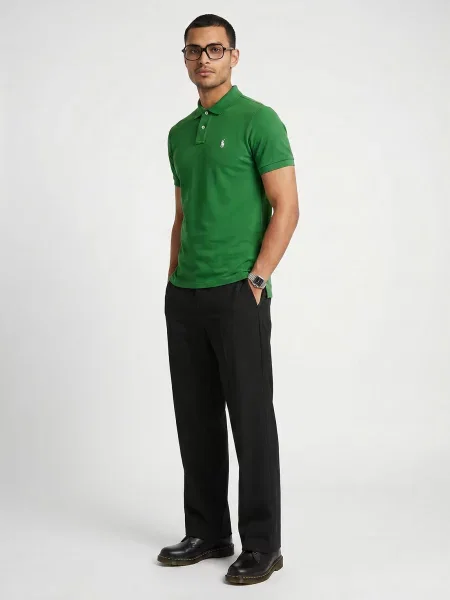 Polokošeľa Polo Ralph Lauren so sieťovinou zelená