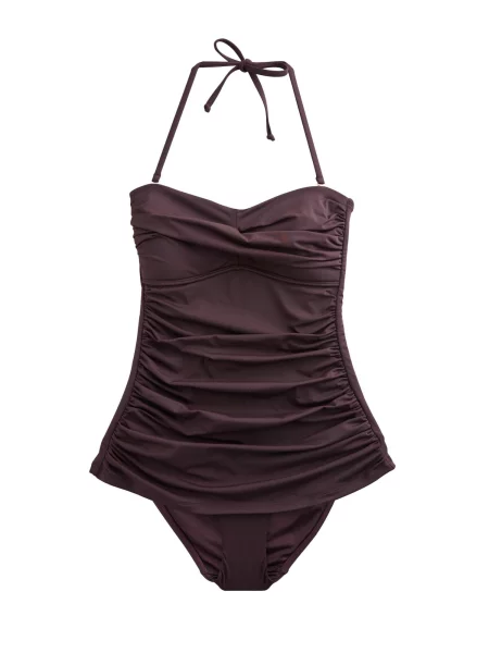 Next Costum de baie modelator ciocolatiu