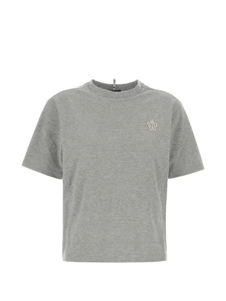 Μπλούζα Moncler Grenoble με αυτόγραφο γκρι