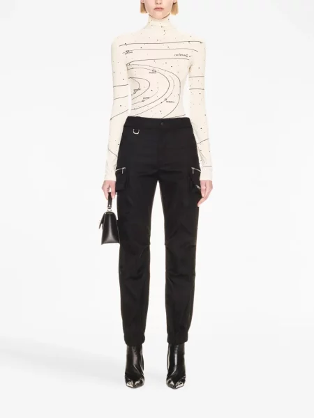 Spodnie cargo Off-white białe