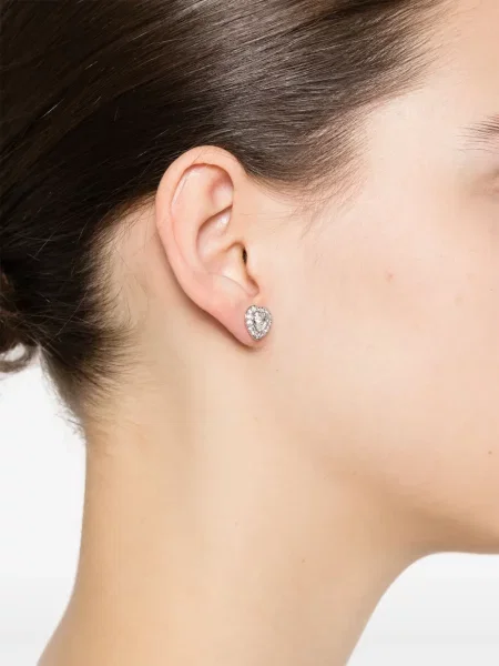 Cercei Swarovski argintiu