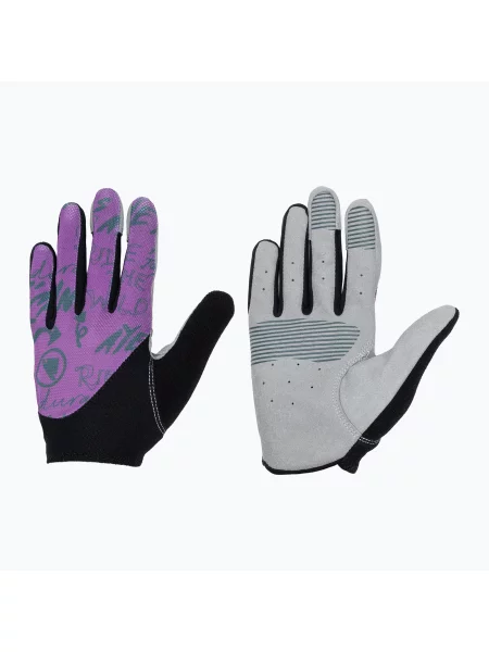 Дамски велосипедни ръкавици Endura Hummvee Lite Icon W end purple виолетово