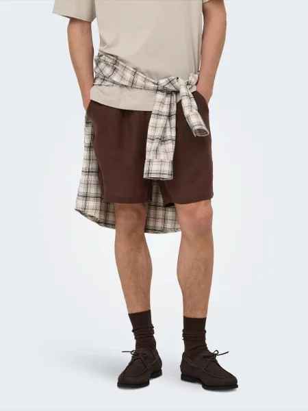 Only & Sons Pantaloni ONSLaurence' maro