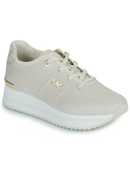 Pantofi Michael Michael Kors tricotate bej