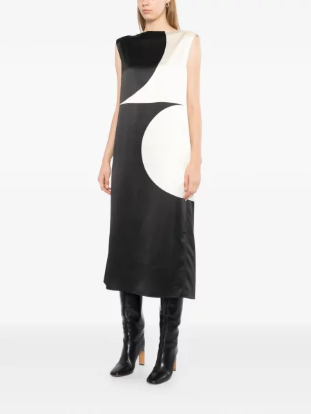 Rochie Less fără mâneci negru
