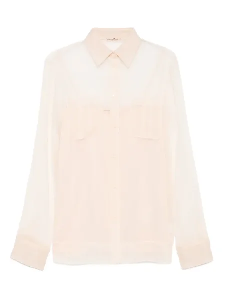 Cămașă Ermanno Scervino transparente roz