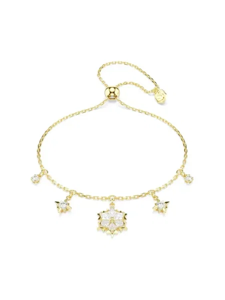Swarovski bransoletka pozłacana z cyrkonią MAGIC żółta